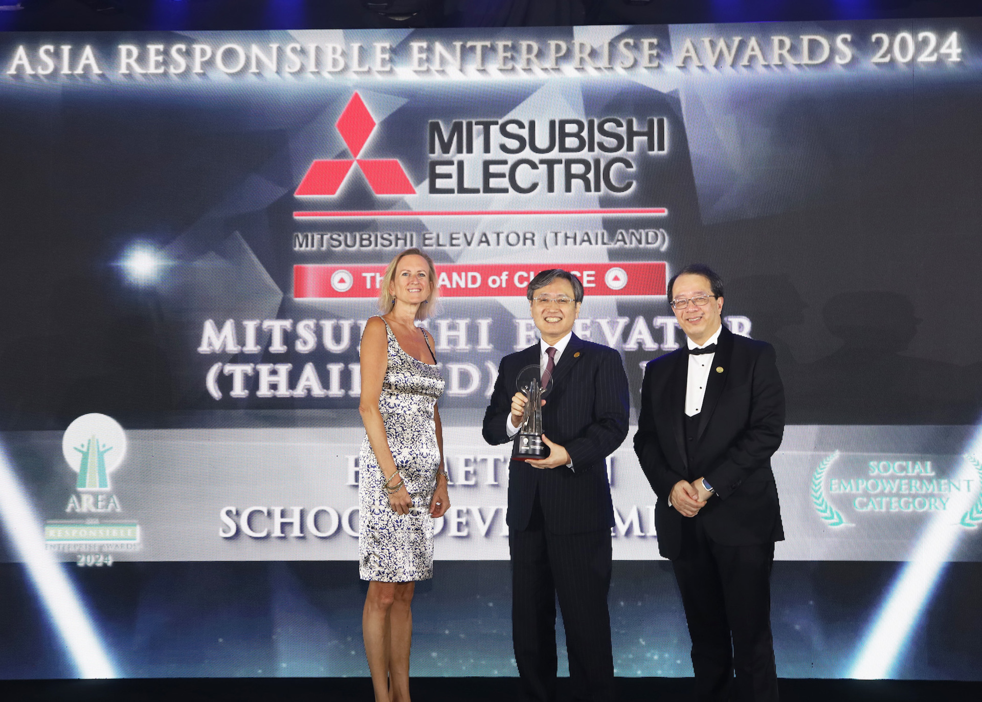 Mitsubishi Elevator Thái Lan Nhận Giải Thưởng Doanh nghiệp Trách nghiệm châu Á 2024 (Asia Responsible Enterprise Awards 2024)