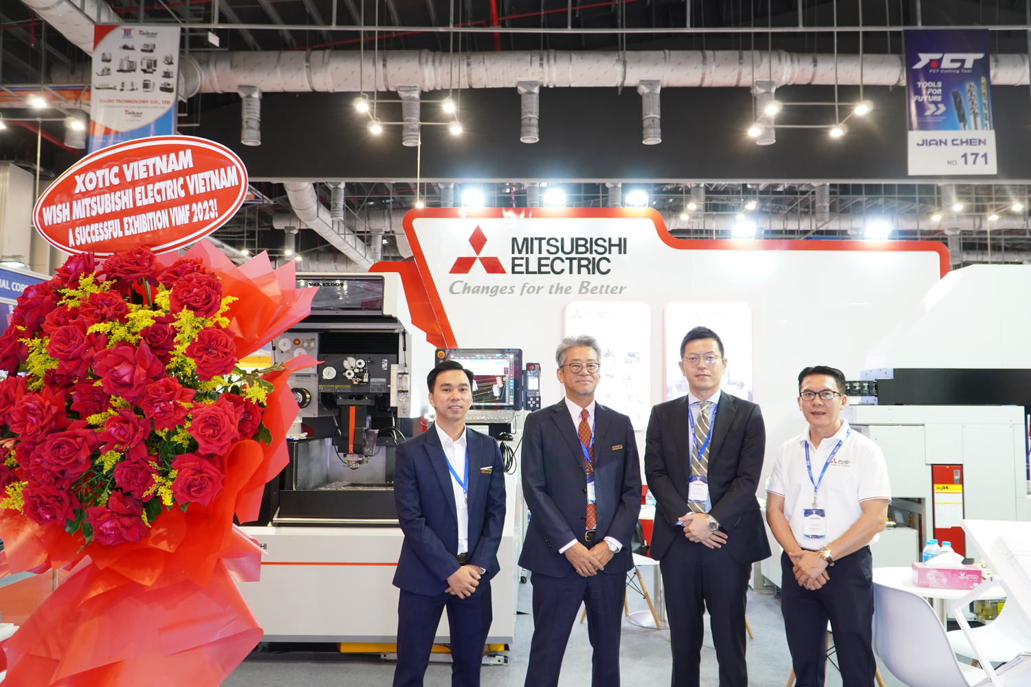 Giải pháp gia công tia lửa điện và mạng truyền thông công nghiệp của Mitsubishi Electric tại Triển Lãm Công Nghiệp & Sản Xuất Việt Nam – VIMF Bình Dương 2023